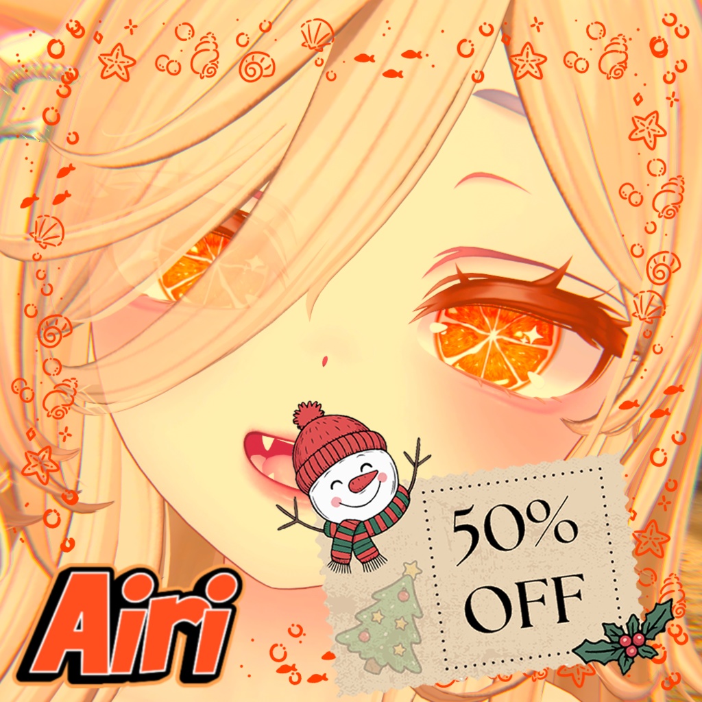 【50%OFF】🍋 「Citric Eyes」 オリジナルアイテクスチャ 🍊【4色＋4エミッション】