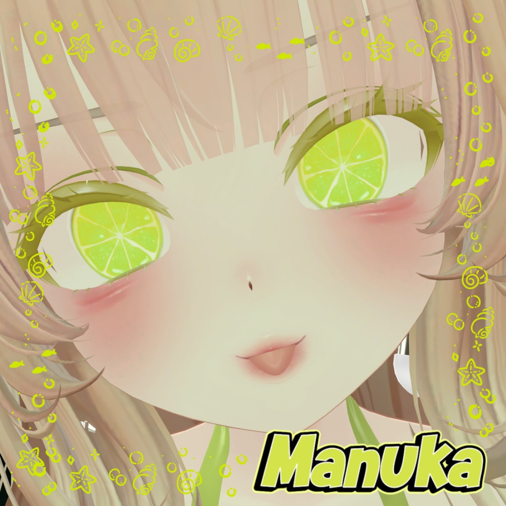 🍋 「Citric Eyes」 オリジナルアイテクスチャ 🍊【4色+4エミッション】