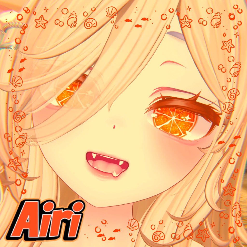 🍋 「Citric Eyes」 オリジナルアイテクスチャ 🍊【4色+4エミッション】