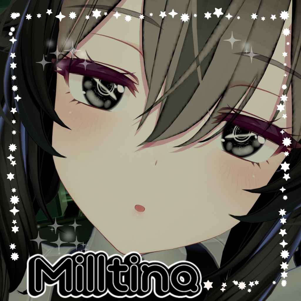 【目用テクスチャ】オリジナル Black Hole Eyes【VRChat向け / 1種+発光】