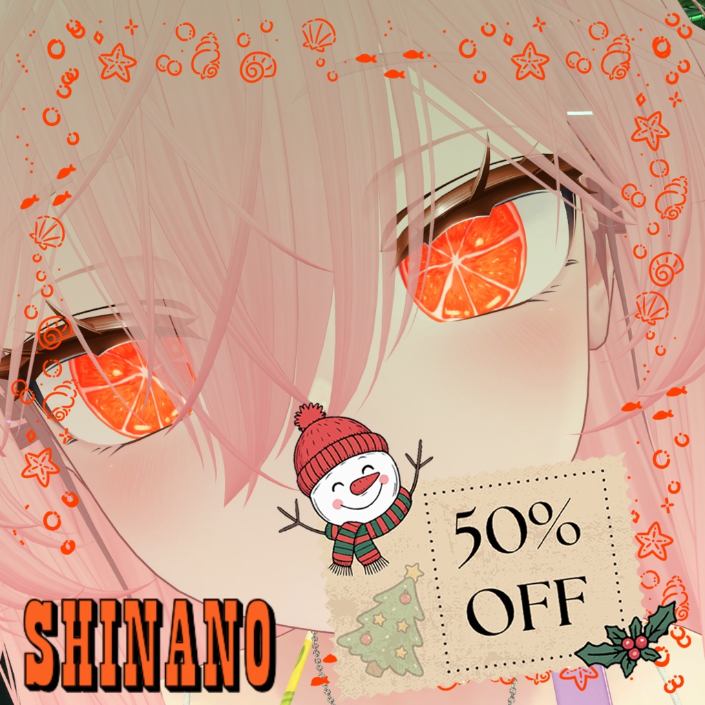 【50%OFF】🍋 「Citric Eyes ver 2.0」 オリジナルアイテクスチャ ver 2.0 🍊【4色+4エミッション】