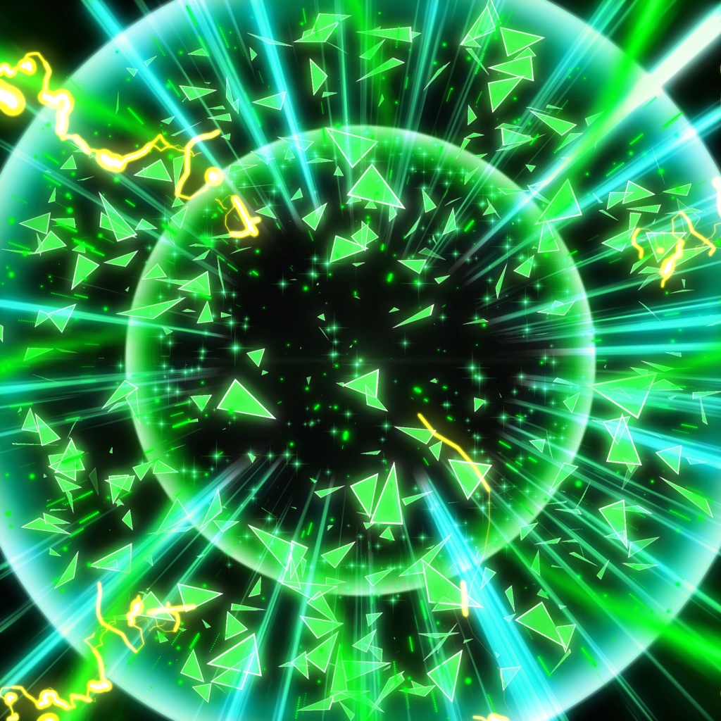 遊技機風インパクトエフェクト① 透過動画3色セット【AEP付】