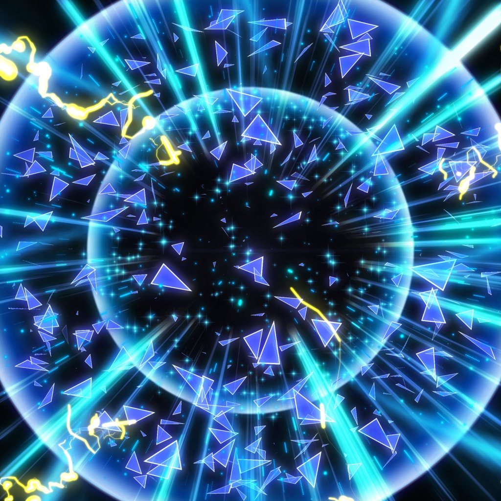 遊技機風インパクトエフェクト① 透過動画3色セット【AEP付】