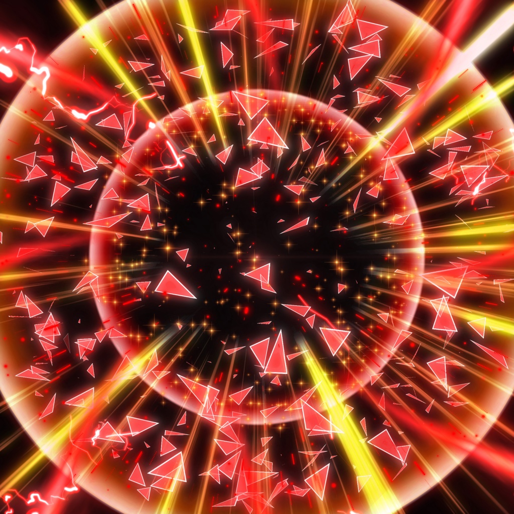 遊技機風インパクトエフェクト① 透過動画3色セット【AEP付】