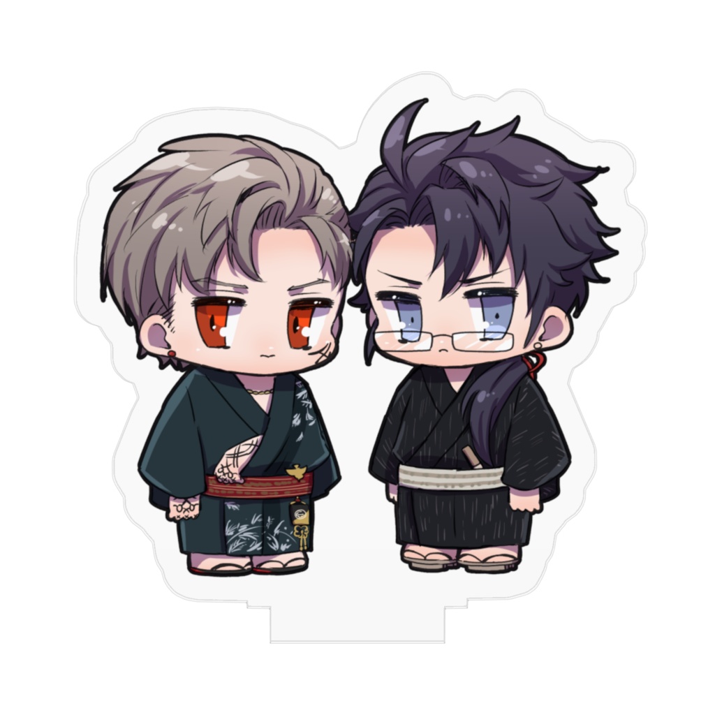 お頭と左の翼の軽装アクリルスタンド