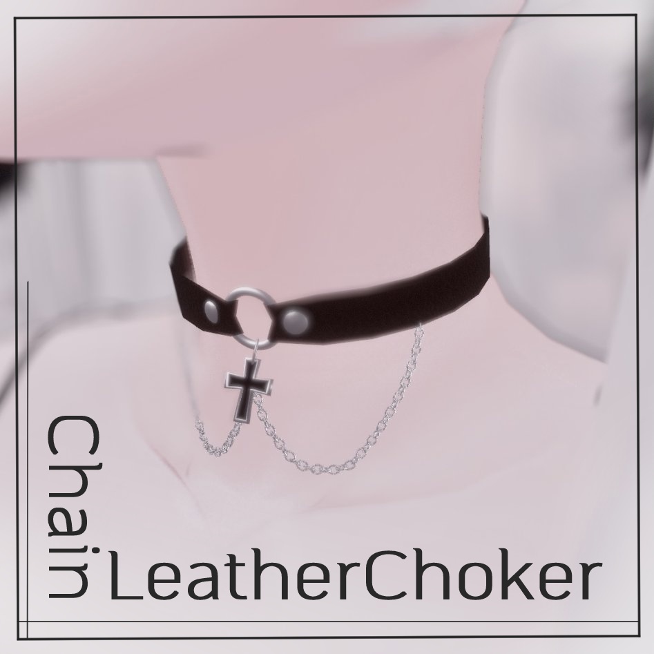 ChainLeatherChoker for Kikyo