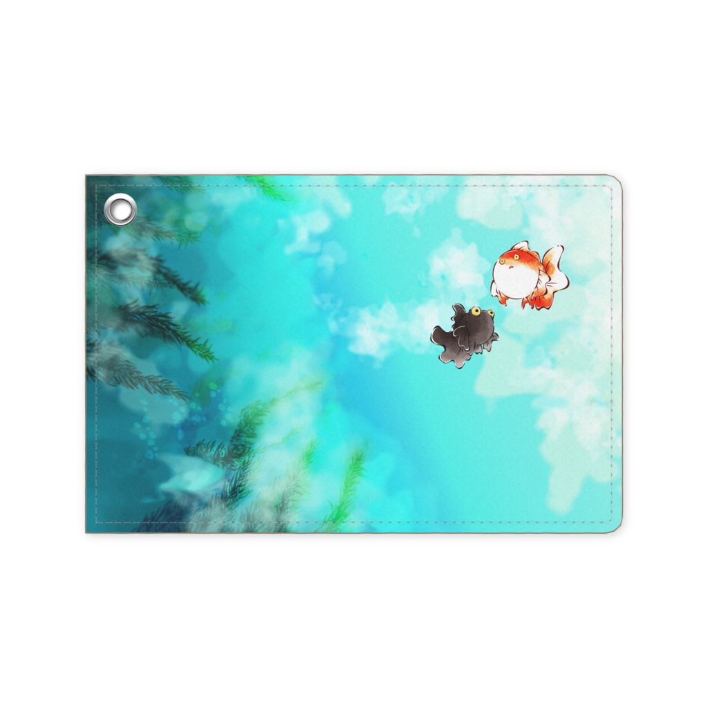 【パスケース】金魚遊泳