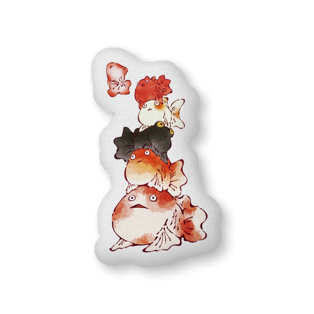 【ふかふかクッション】つみ金魚