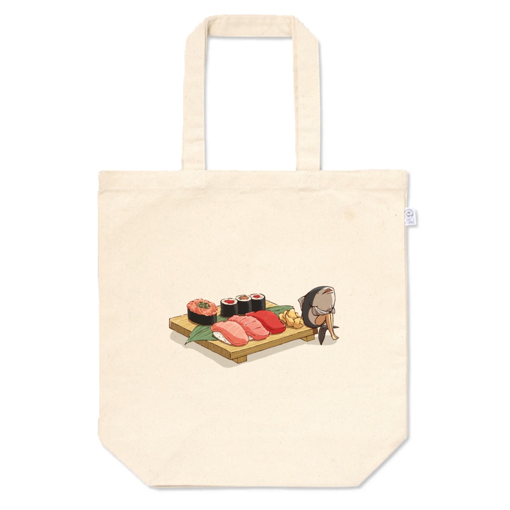 【トートバッグ(M)】まぐろ