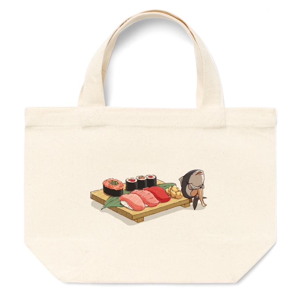 【トートバッグ(S)】まぐろ