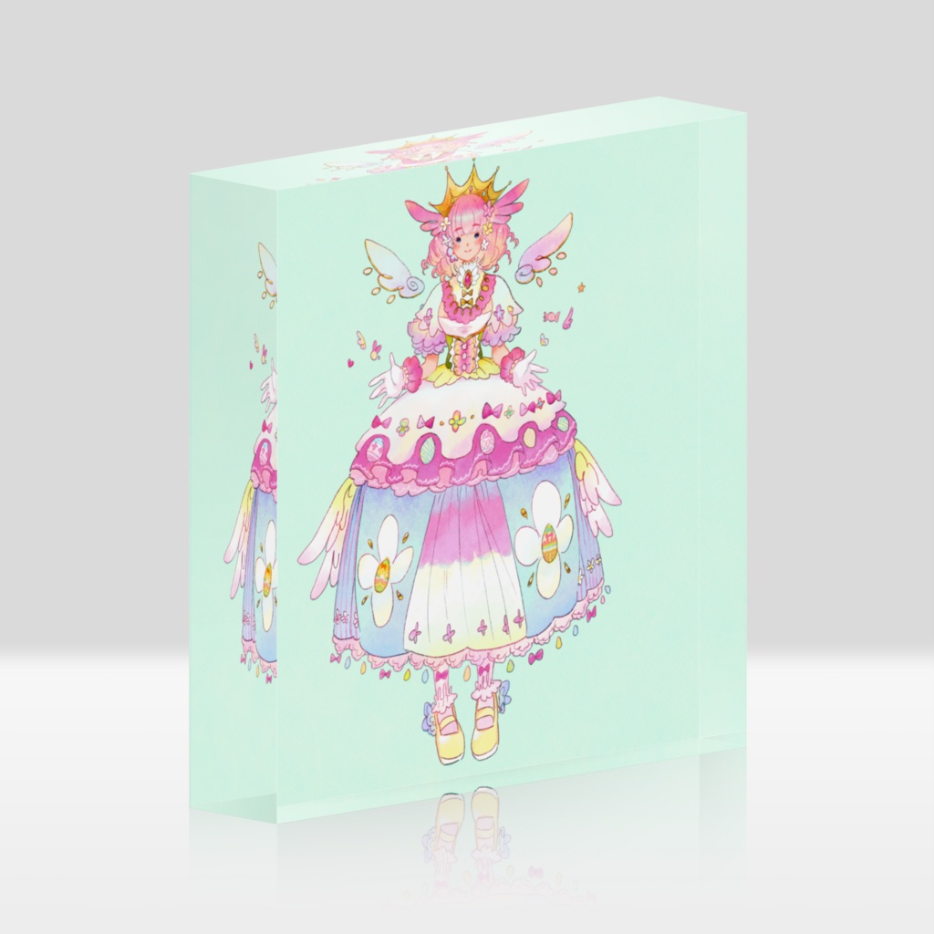 アクリルブロック「ふわゆめドレス」