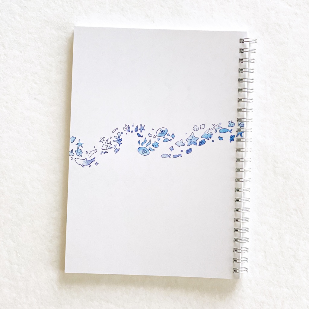 リングノートA5「海ドレスのお姫さま」