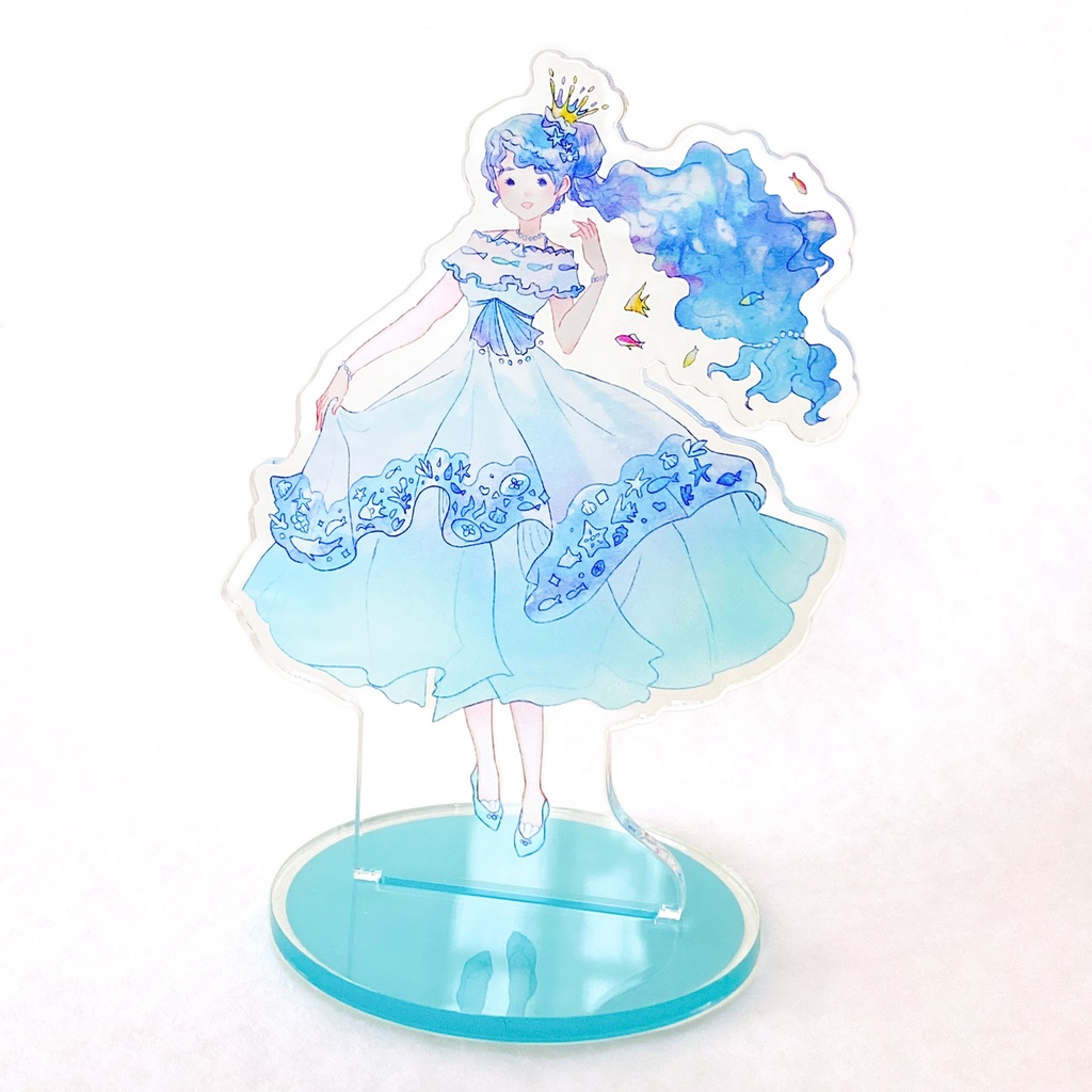 アクリルフィギュア「海ドレスのお姫さま」