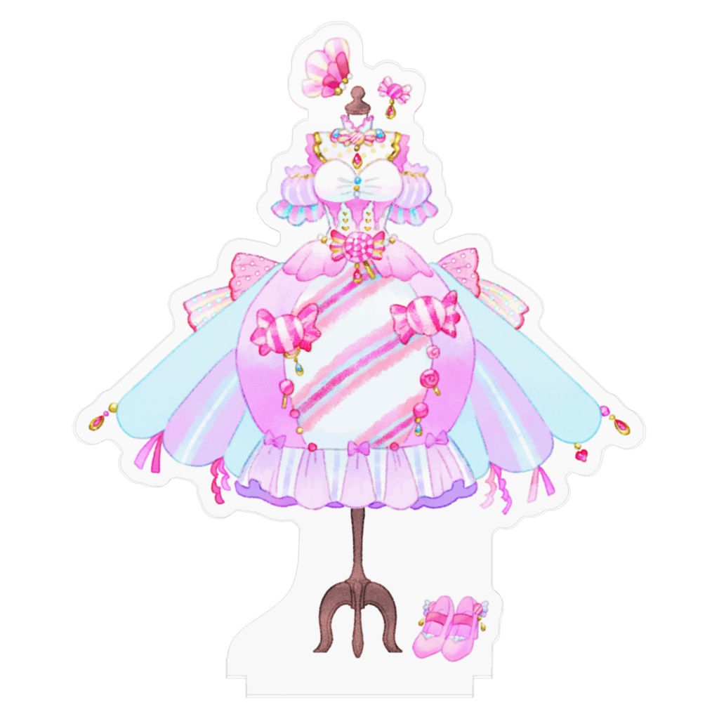 アクリルフィギュア「キャンディードレス」