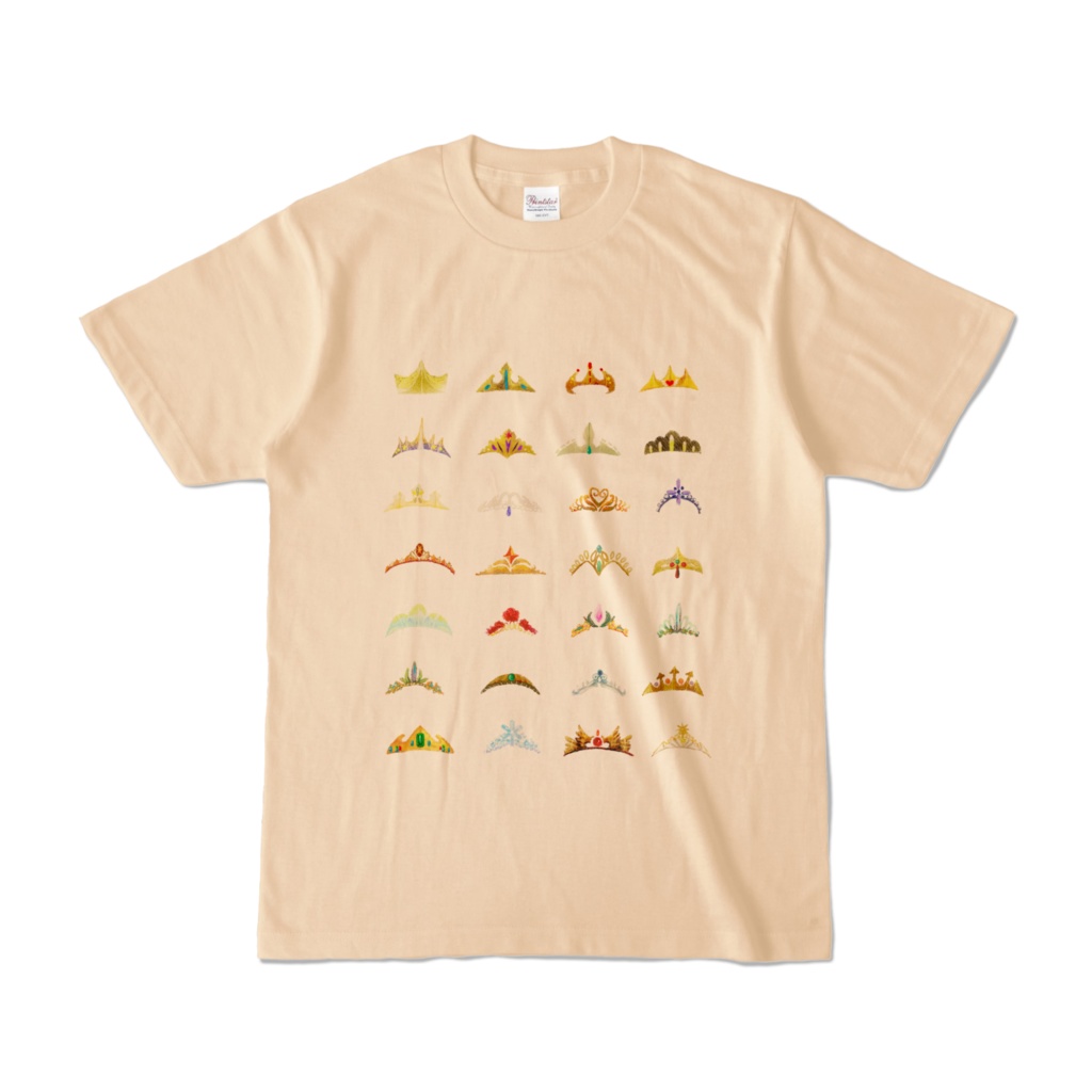 ティアラを集めたTシャツ
