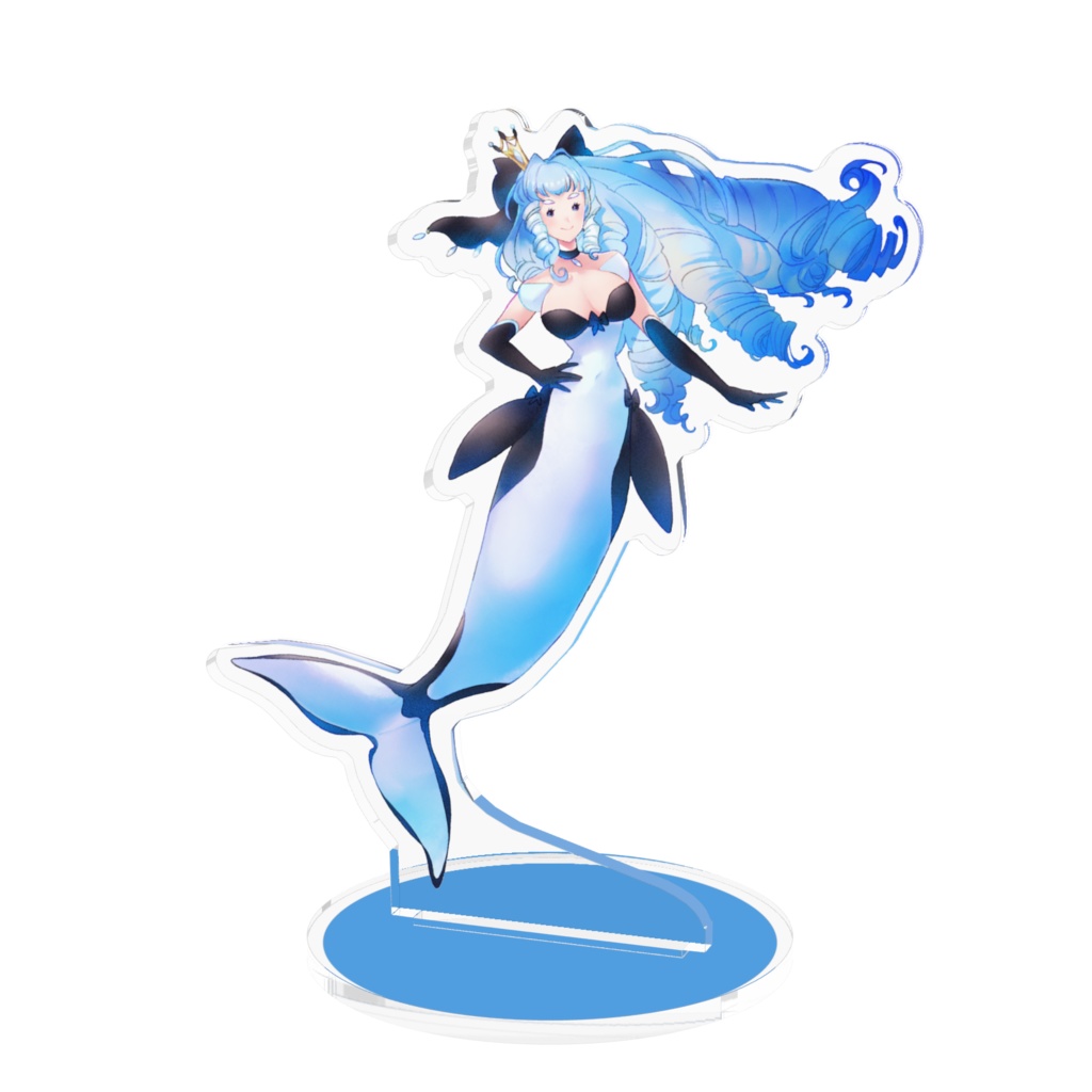 アクリルフィギュア「シャチの人魚姫」