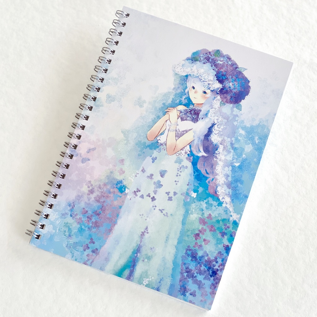 リングノートA5「紫陽花ウェディング」