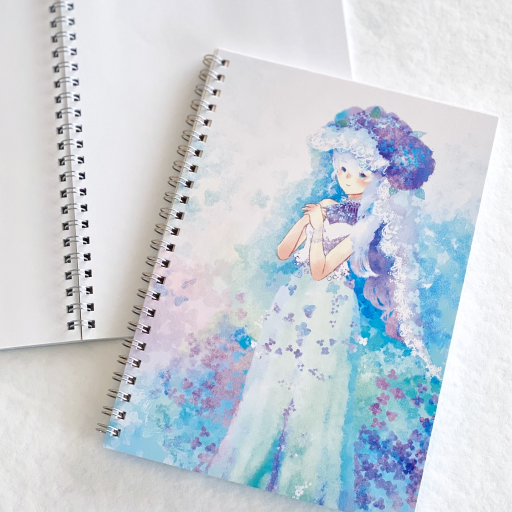 リングノートA5「紫陽花ウェディング」