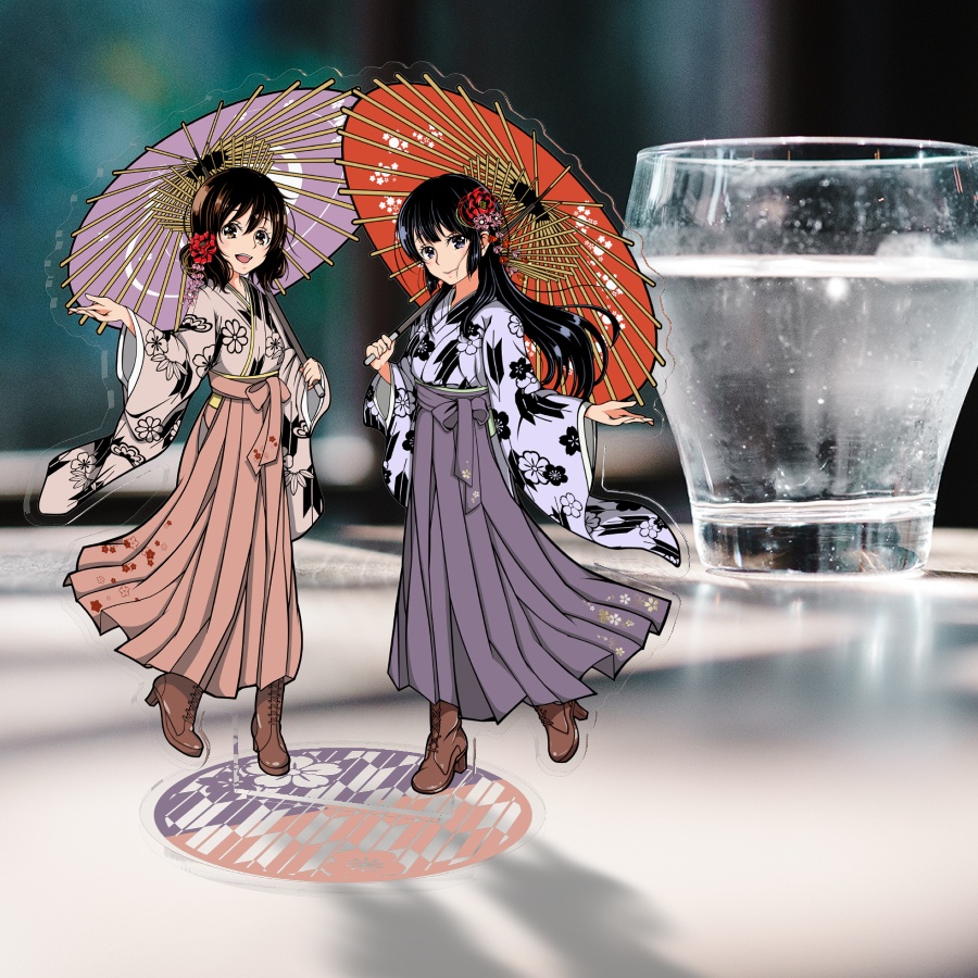 くみれい袴アクリルスタンド 黄前久美子 高坂麗奈