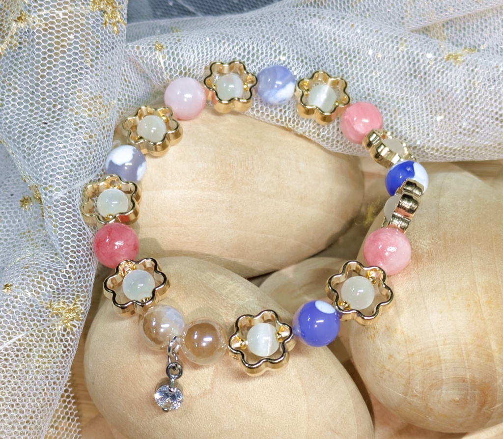【ブレスレット】Pastel Halo【ハンドメイド】