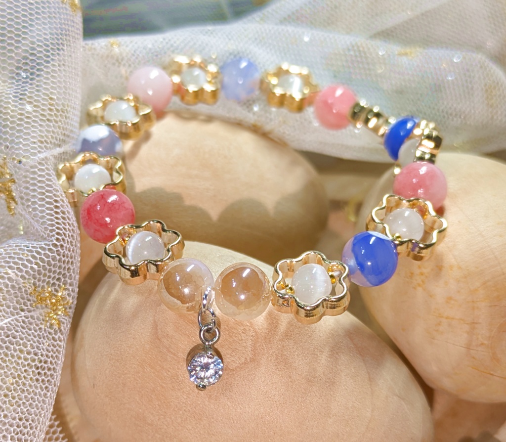 【ブレスレット】Pastel Halo【ハンドメイド】