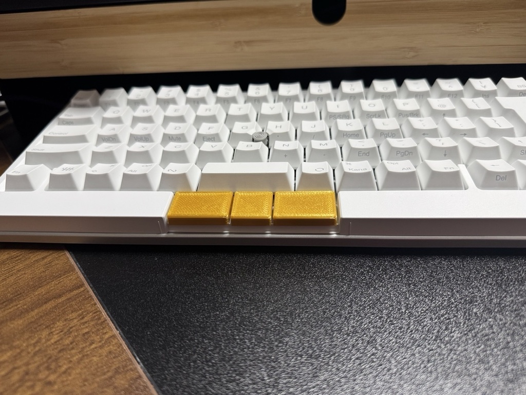HHKB Studio互換 ハンドメイド マウスキートップ キーキャップ 左右中央3個セット