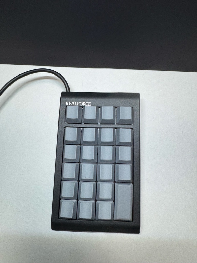 REALFORCE RT1用 東プレ軸互換 テンキー キートップ グレー