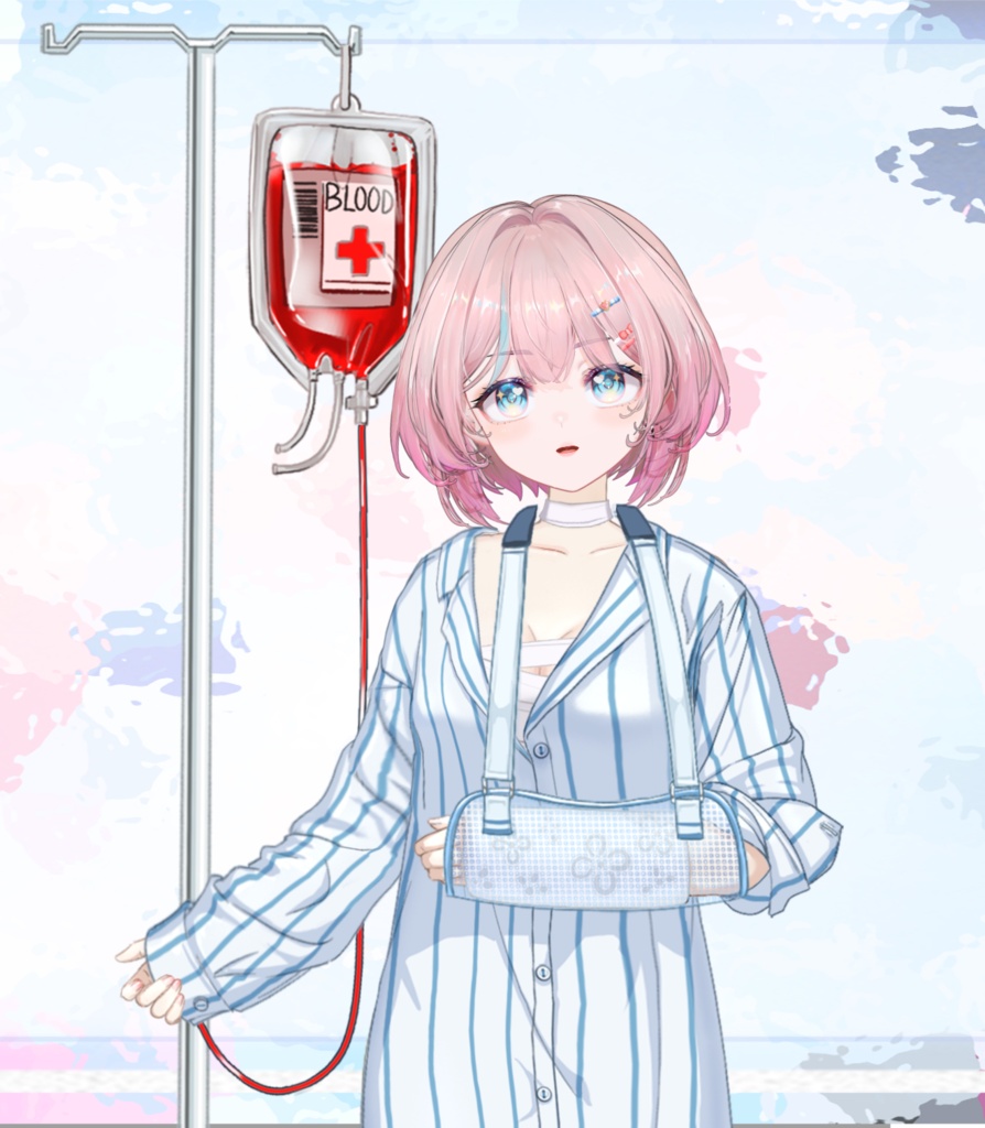 かっこいい服のペンダント、腕骨折のライブ2Dモデルペンダント、VTSのペンダント、バーチャルストリーマーのvupバレンタインデー、七西SMのライブ配信装飾、セクシーな病気