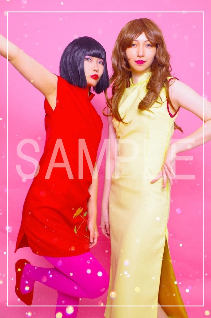 【コスプレ】女装ジュドー＆イーノ①【ブロマイド3点セット】