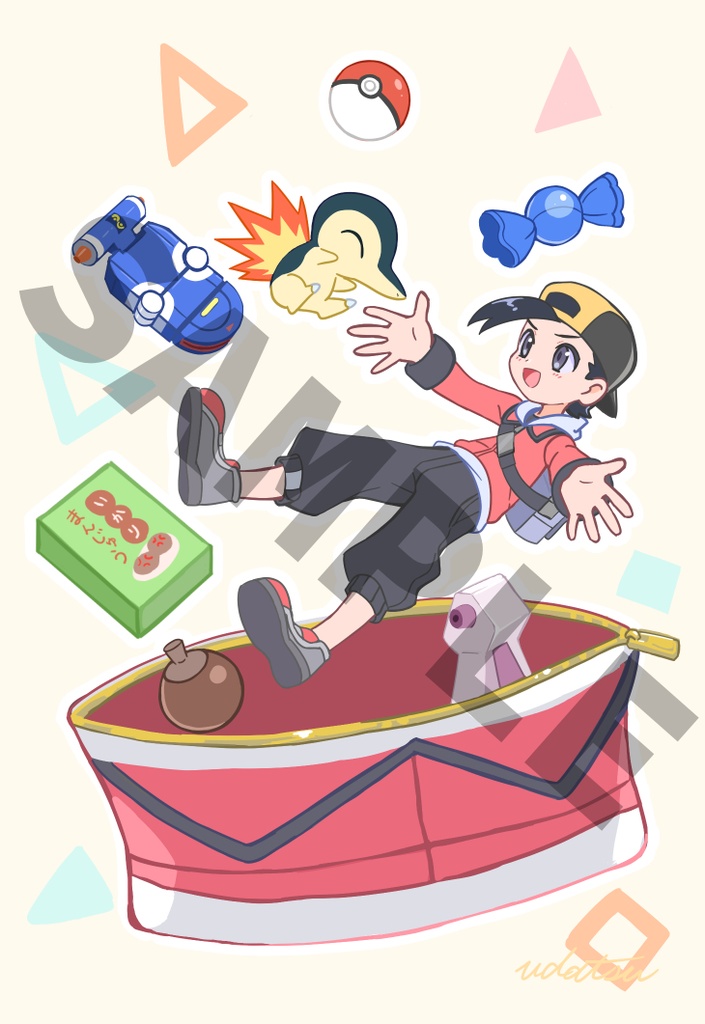 【pkmn】ヒビキ【トレーナーイメージポーチ】