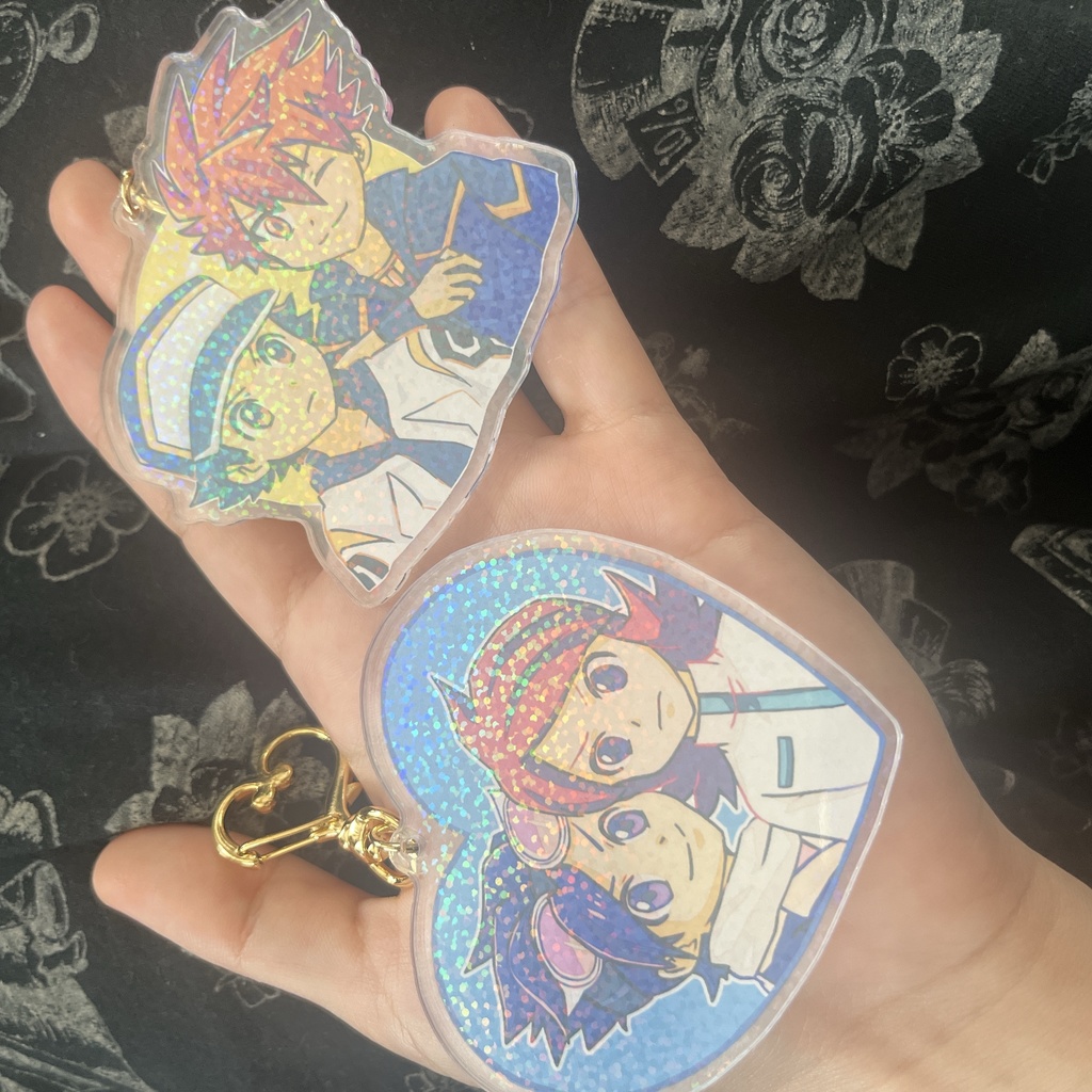 ヒビキ+シルバー アクリルキーホルダー