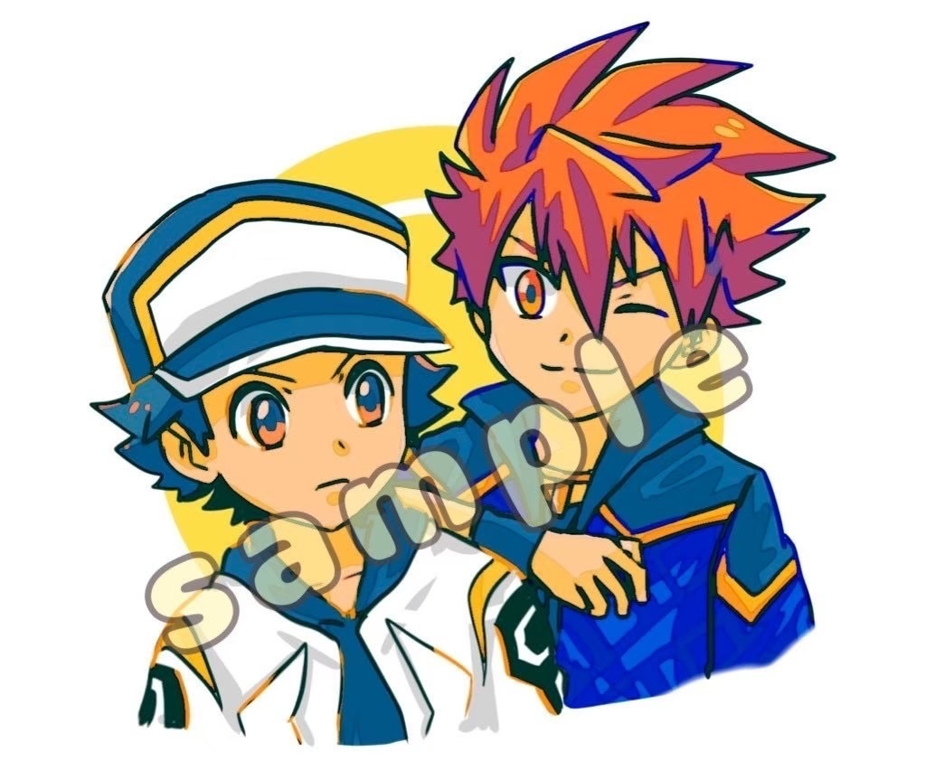 レッド＋グリーン　アクリルキーホルダー