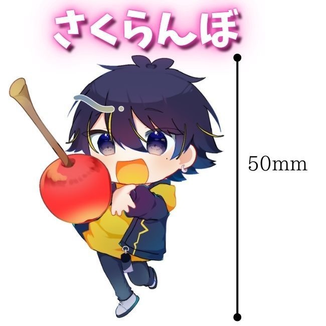 アクリルキーホルダー　さくらんぼ🍒