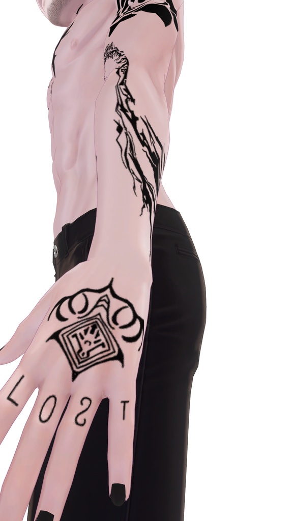 zev用タトゥーテクスチャ