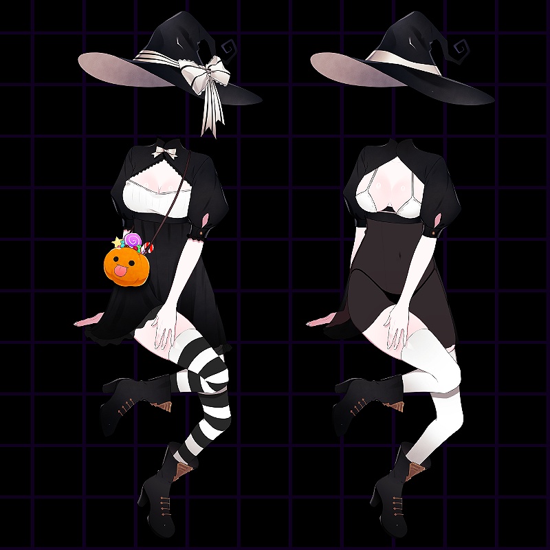 ハロウィン Witch Costume 【Live2dアセット】