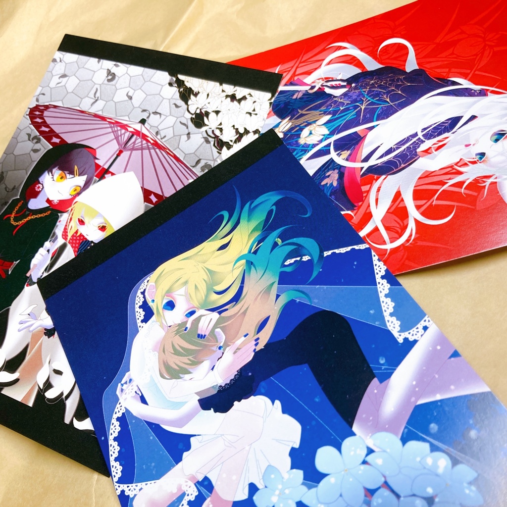 【名画オマージュ】ポストカード・3枚セット