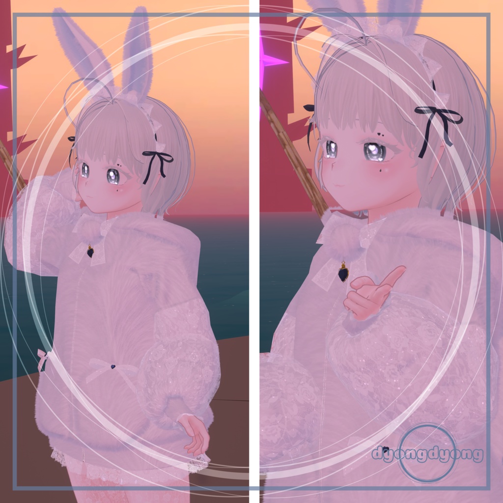 【オリジナル3Dモデル】 Nivy - ニビ for VRChat - dyongdyong - 12/12
