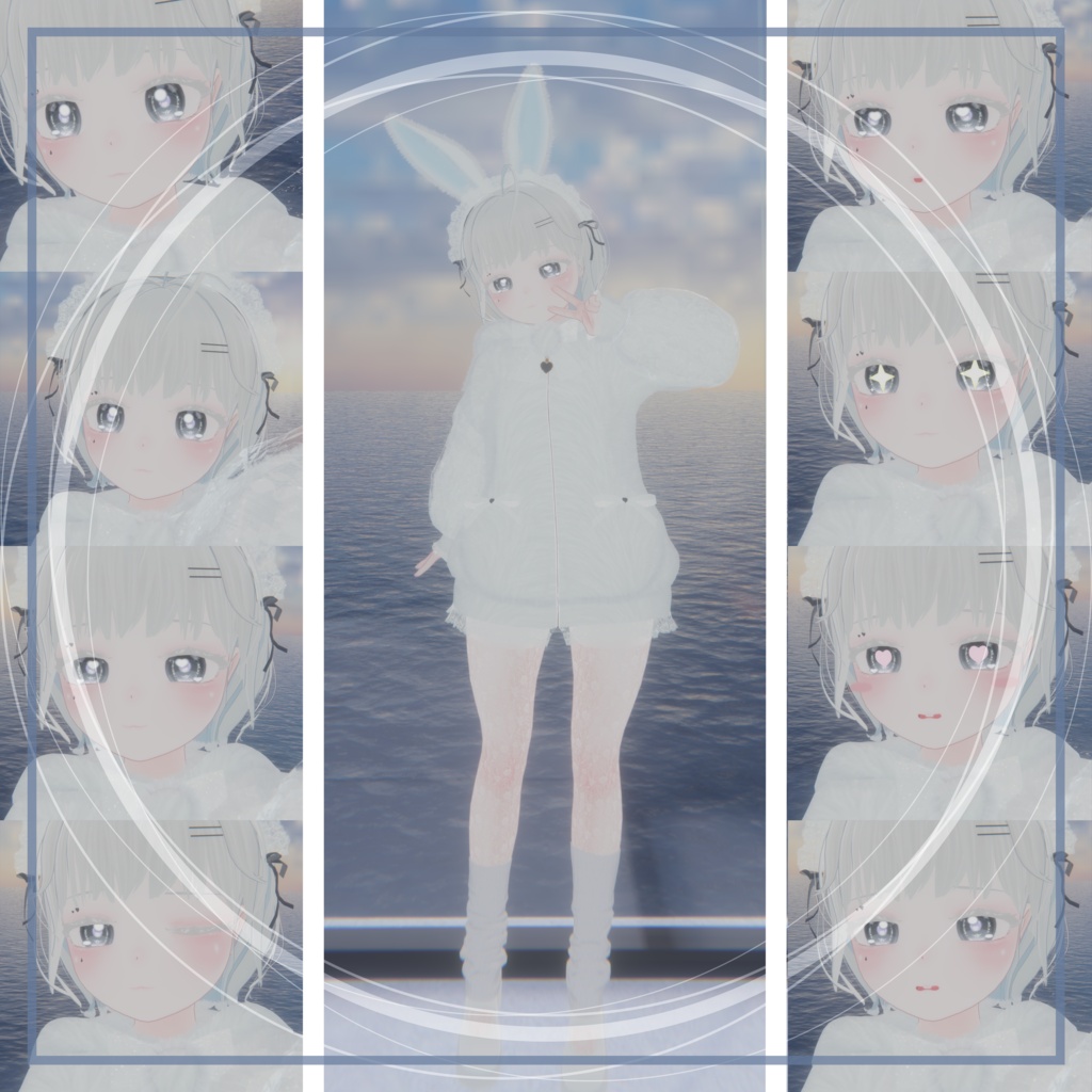 【オリジナル3Dモデル】 Nivy - ニビ for VRChat