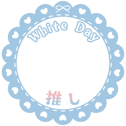 【商用利用可】レースとリボンのアイコンリング