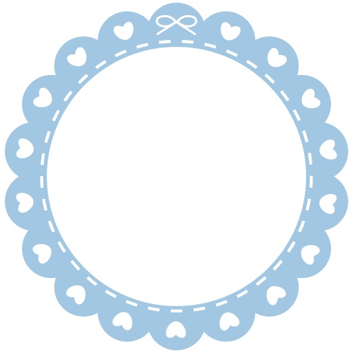 【商用利用可】レースとリボンのアイコンリング