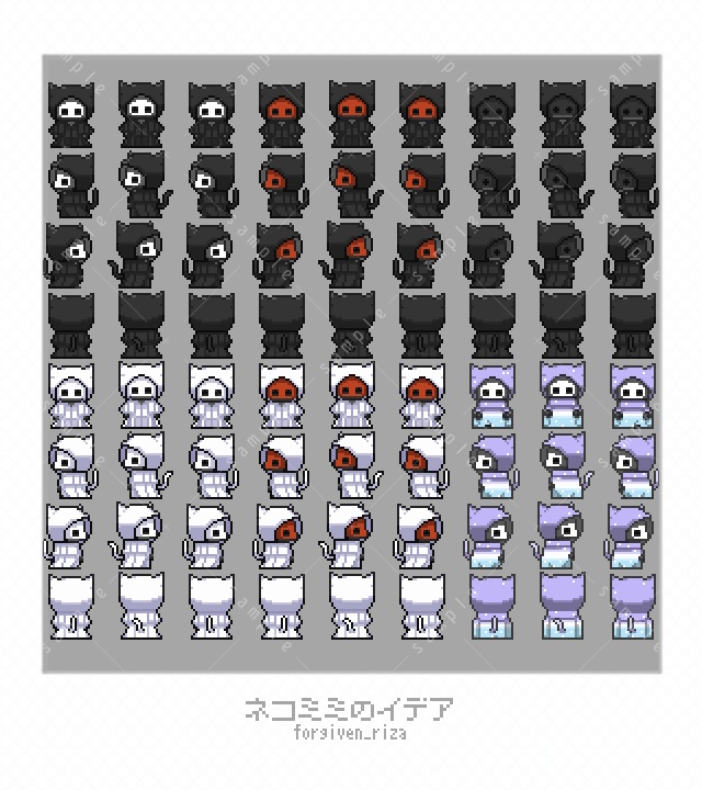 ピクスク用アバター古代人暁月編