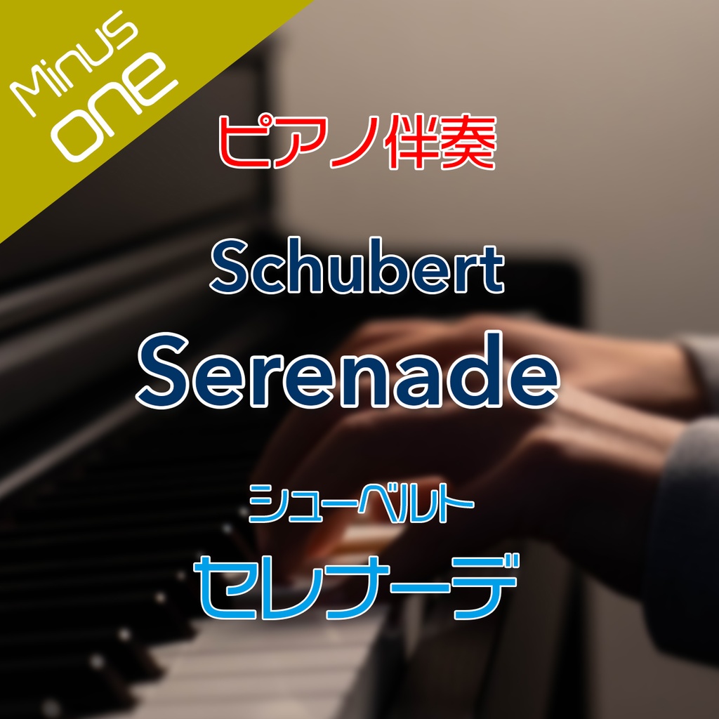 【ピアノ伴奏】シューベルト　セレナーデ【カラオケ】