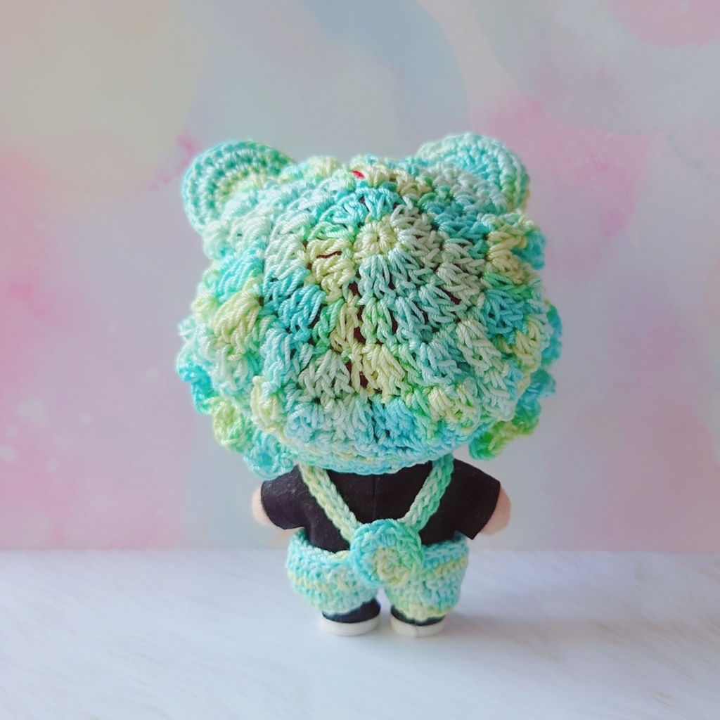 くま耳♡帽子&サロペットセット