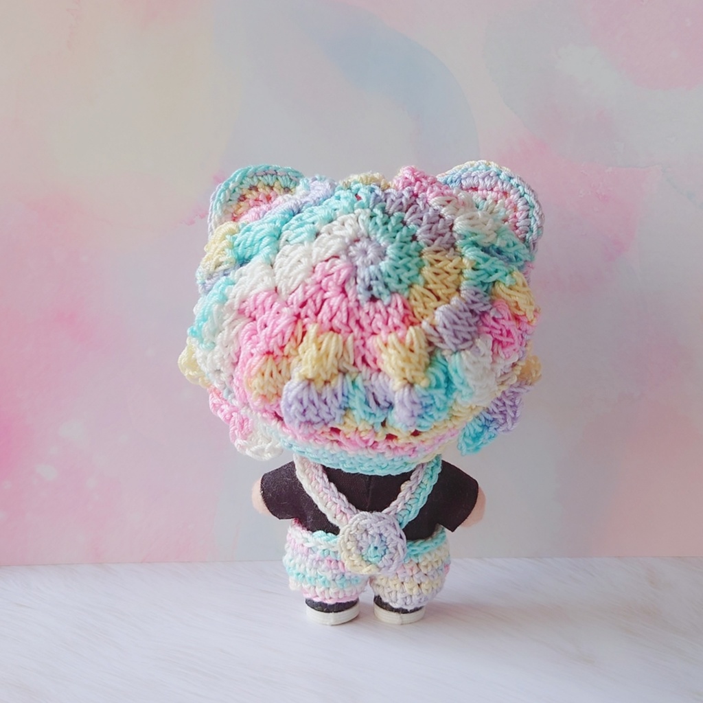 くま耳♡帽子&サロペットセット