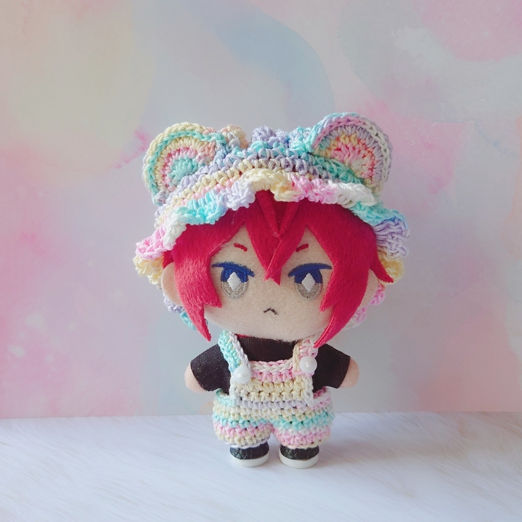 くま耳♡帽子&サロペットセット