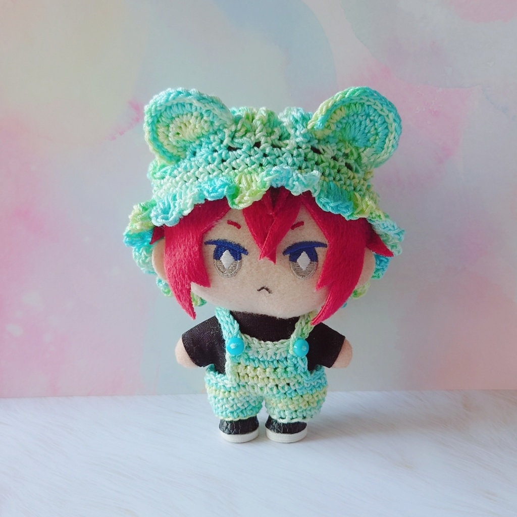 くま耳♡帽子&サロペットセット