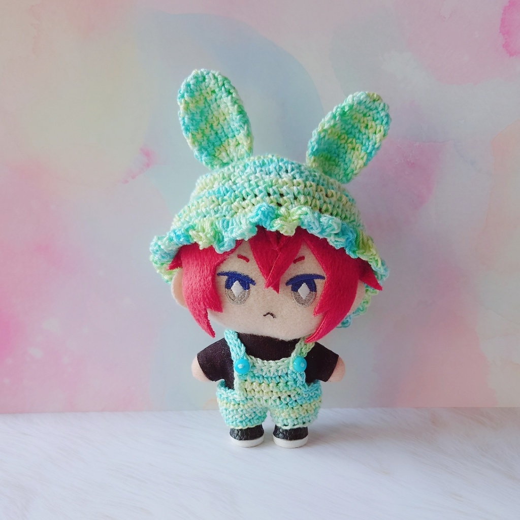 うさ耳♡帽子&サロペットセット