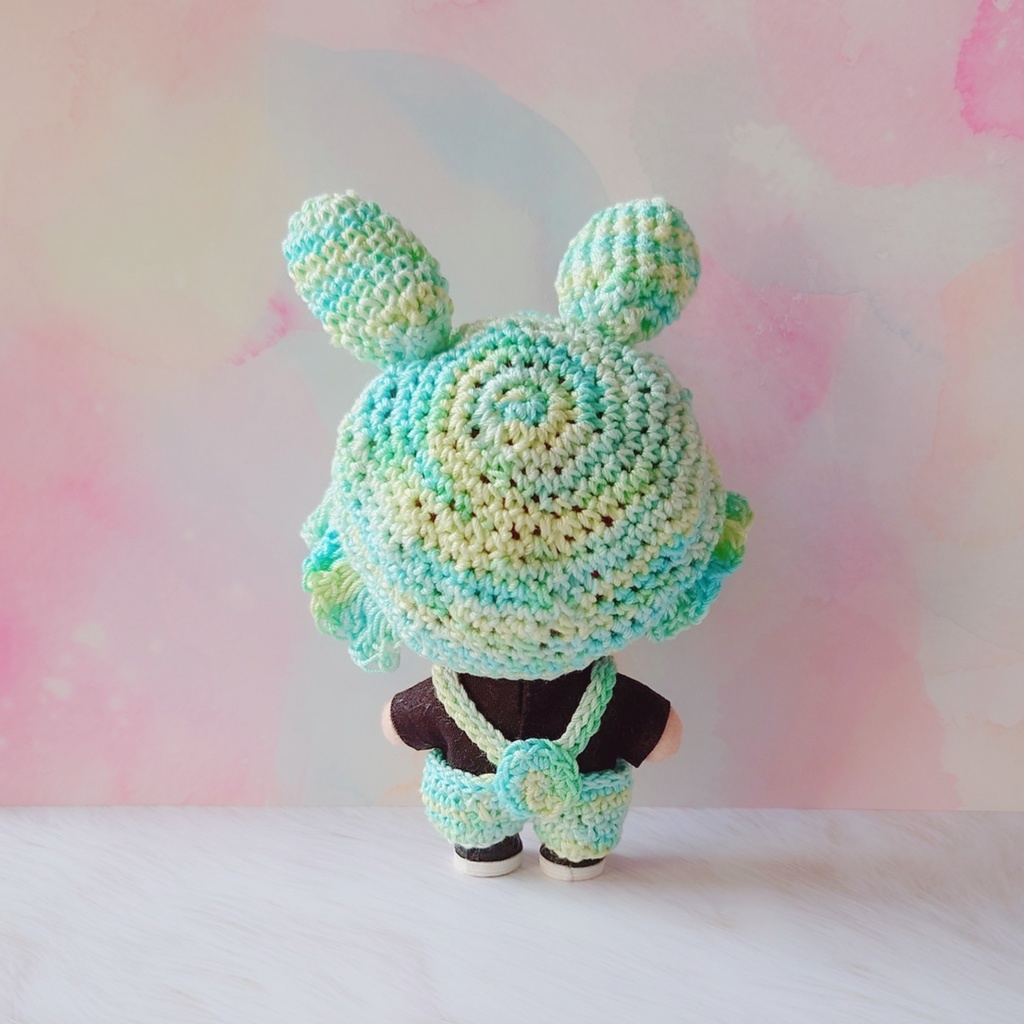 うさ耳♡帽子&サロペットセット