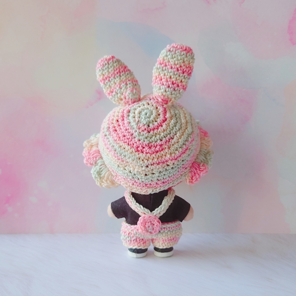 うさ耳♡帽子&サロペットセット