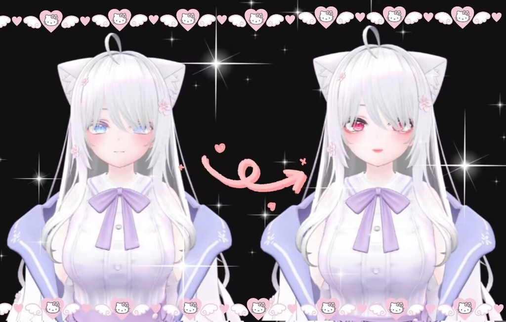 萌 Meo Face and body Texture